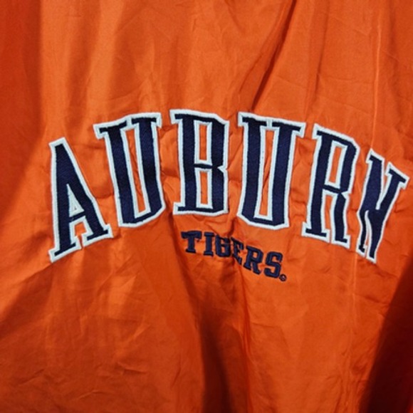 Auburn Tigers‎ Jacket Mens 2XL NCAA Football Pullover Windbreaker Red Oak - Picture 3 of 10